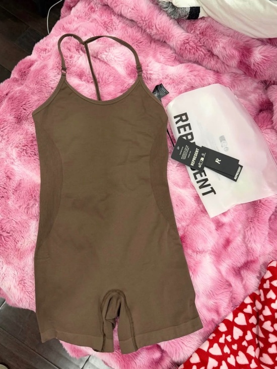 Represent Pants - Represent Jumpsuit Mocha New with Tags Small